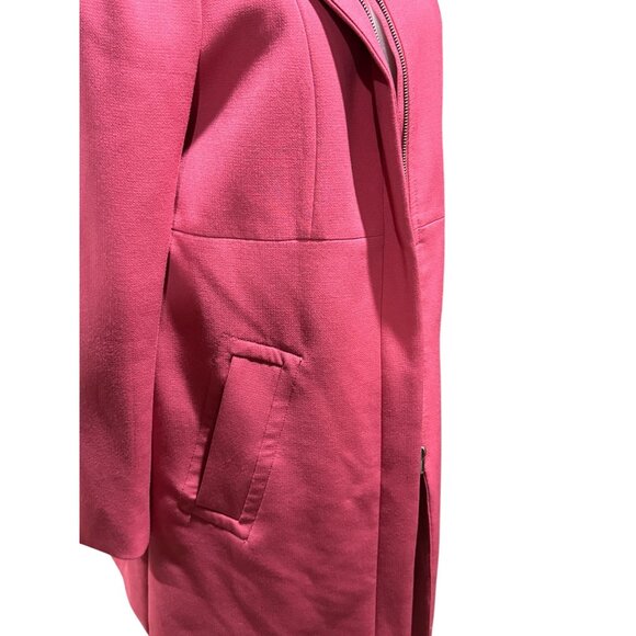 H&M womens Size 10 Coat Jacket Elegant Formal Blazer Pink Workwear Outwear - Picture 7 of 11